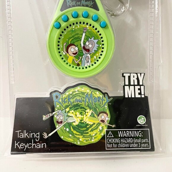 Worlds Coolest Rick and Morty Talking Keychain Super Impulse - Picture 5 of 16